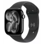 Apple Watch Series 11 GPS 46mm Jet Black alumiiniumkorpus musta spordirihmaga - M/L