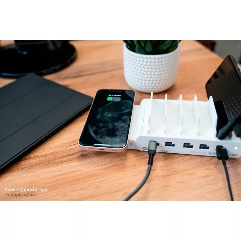 Mobiilseadme laadija Alcasa PCA-D006WQL Valge Kiirlaadimine