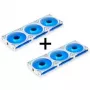LIAN LI UNI FAN SL-INF 120 ARGB Reverse Blade PWM Ventilaatorikomplekt - 6 tk, Valge