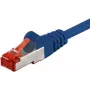 Wentronic Goobay CAT 6 paigalduskaabel, S/FTP (PiMF), sinine, 15 m - LSZH halogeenivaba, vask (68273)