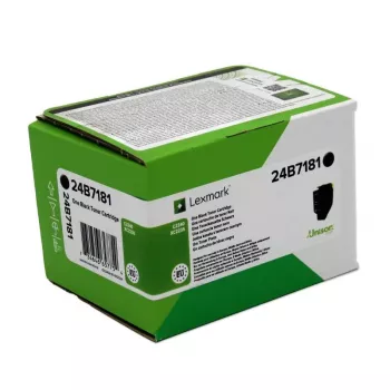 Lexmark 24B7181 toonerikassett 1 tk originaal must