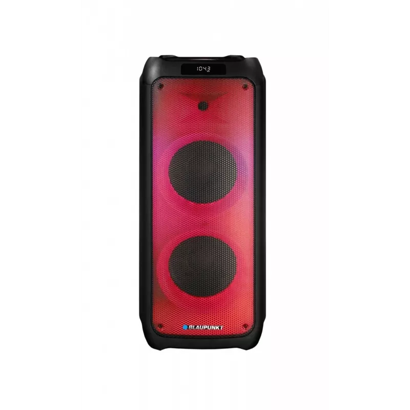 Karaokesüsteem Blaupunkt PB10DB 1000W juhtmega mikrofon LED-ekraan