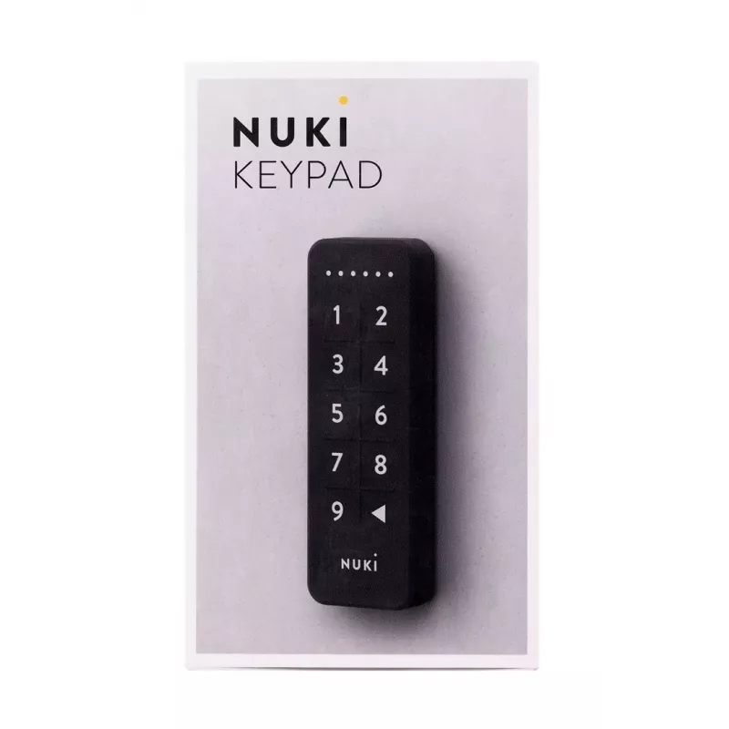 NUKI nutikas ukselukumoodul Bluetooth (5.0) IP65 koodlukk CR2032 patareid kaasas