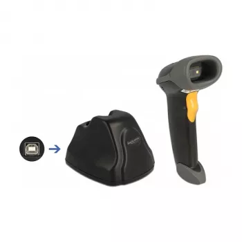 Käsiskanner DeLOCK 90550 1D 2D traadita USB
