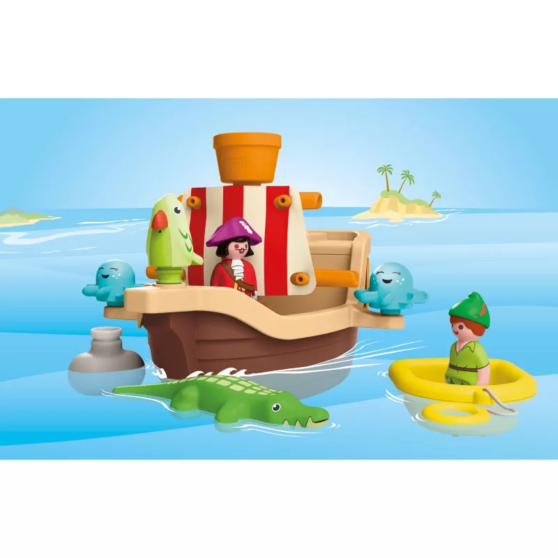 Figuurikomplekt JUNIOR & Disney Piracki statek Piotrusia Pana