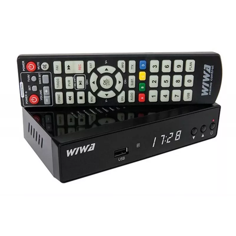 TV-vastuvõtja WIWA H.265 MAXX — DVB-T / DVB-T2 digitaalne tuuner H.265 (HEVC) toega