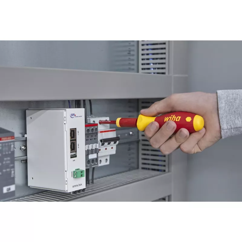Pöördemomendi adapter Wiha easyTorque 1,2 Nm punane/kollane SlimBits SlimVario jaoks