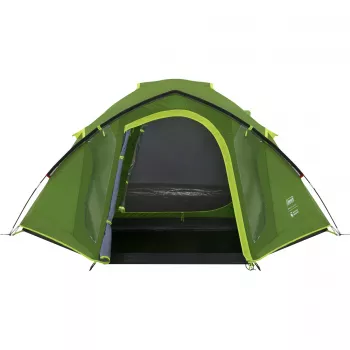 Coleman Dome Tent Darwin 4 Plus Mustout — 4-kohaline tunnelitelk eeskojaga, tumeroheline/heleroheline
