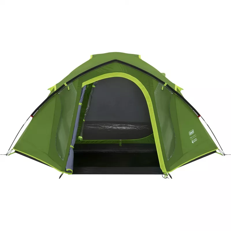 Coleman Dome Tent Darwin 4 Plus Mustout — 4-kohaline tunnelitelk eeskojaga, tumeroheline/heleroheline