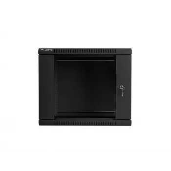 Seinale paigaldatav kapp LANBERG 9U 19 tolli WF01-6609-10B, 600×600×507 mm, 60 kg, IP20, must