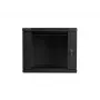 Seinale paigaldatav kapp LANBERG 9U 19 tolli WF01-6609-10B, 600×600×507 mm, 60 kg, IP20, must