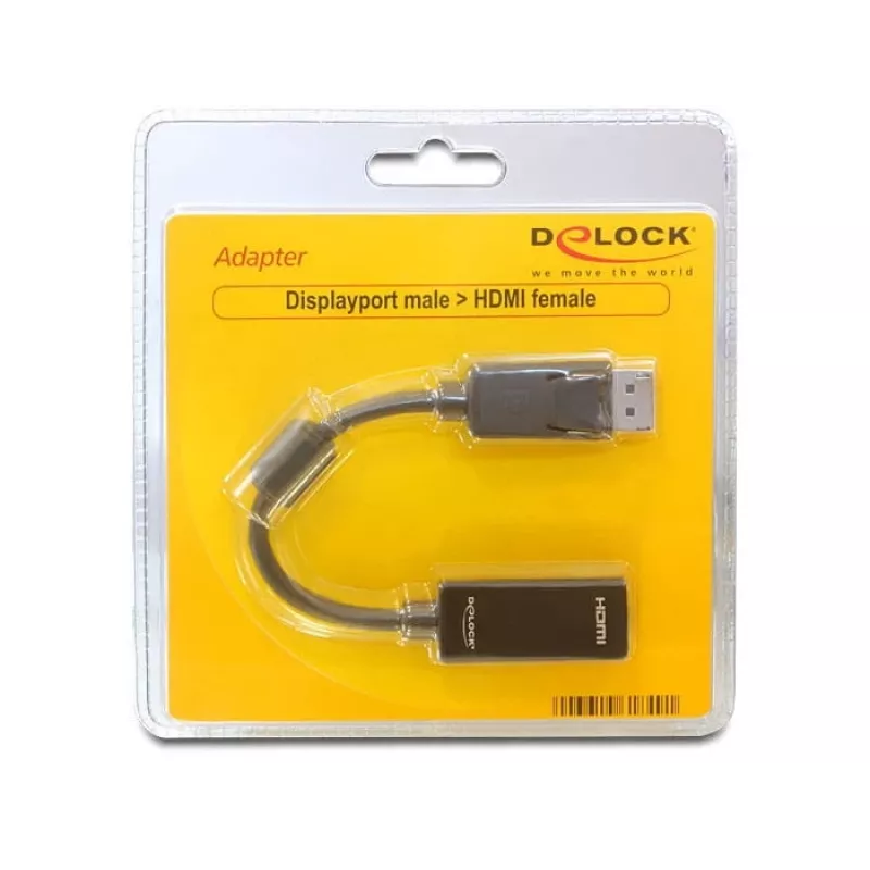 Video kaabliadapter DeLOCK 61849 0.125m DisplayPort to HDMI
