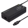 E-jalgratta laadija QOLTEC 36V–42V 2A GX12 3-kontaktilise pistikuga