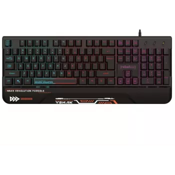 Mehaaniline täissuuruses mänguklaviatuur Rebeltec Full size game keyboard SHARK