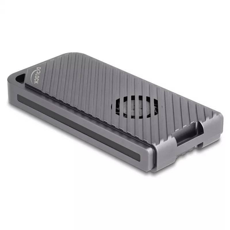 SSD-korpus DELOCK 42025 1 × M.2 jaoks (PCIe, USB4 Gen4, USB-C) Hall, alumiinium