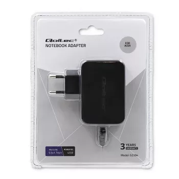 Toiteadapter QOLTEC 45W 19V 2.37A pistikuga 5,5x1,7 mm