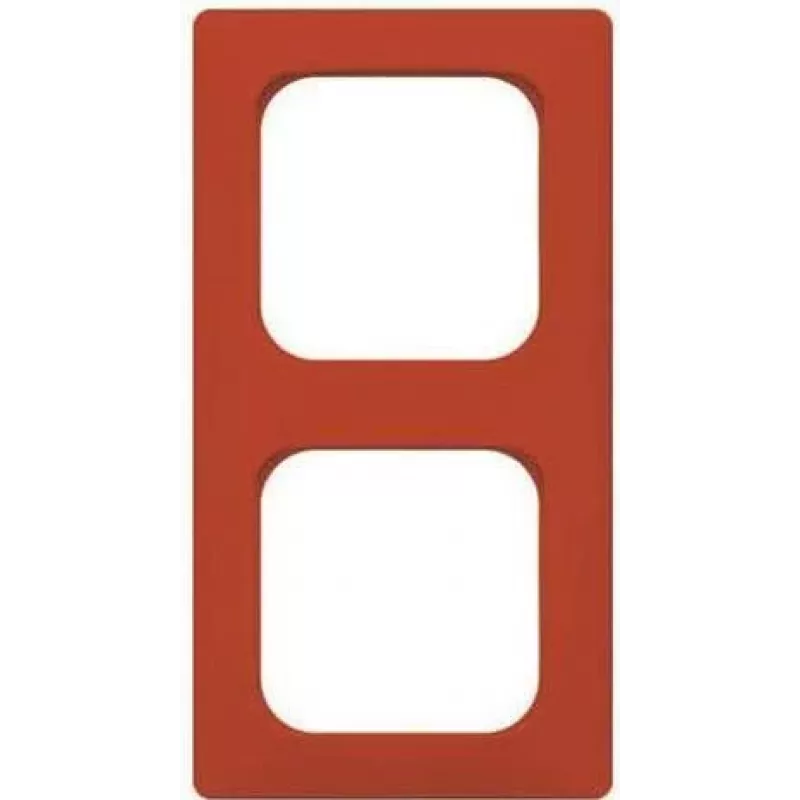 BUSCH JAEGER BJ 2512-217K-103 Reflex SI Linear-Abdeckrahmen rot RAL 3020 SI/Reflex