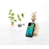 Nutitelefoni ümbris iKins iPhone 11 Pro jaoks — vesirooside disain, must