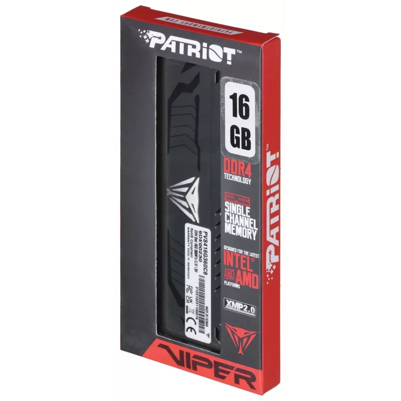 Mälumoodul Patriot Memory Viper Steel DDR4 16 GB 3600 MHz