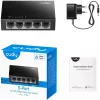 Haldamata kommutaator Cudy FS105 5 pordiga Fast Ethernet 10/100 must