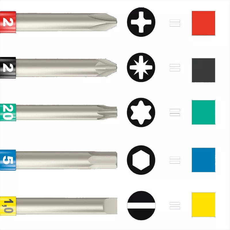 Jalgratta tööriistakomplekt Wera 7 Kraftform Safe-Torque Speed 7 tk 361 g