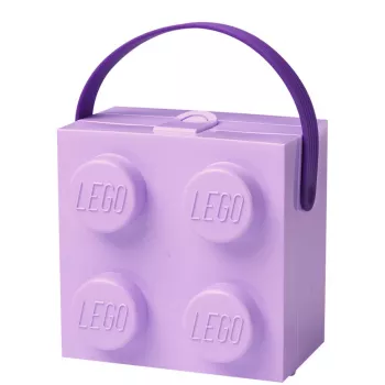 Hoiukast Room Copenhagen LEGO Box with Handle Lavender 40240004 — plastikust hoiukonteiner LEGO ja mänguasjade jaoks