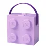 Hoiukast Room Copenhagen LEGO Box with Handle Lavender 40240004 — plastikust hoiukonteiner LEGO ja mänguasjade jaoks