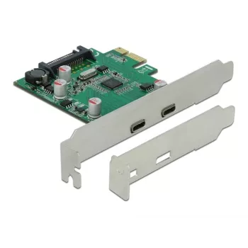 DeLOCK PCI Express x1 kaart 2 x USB USB-C™ emasporti