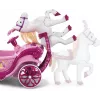 Huffy Electric Disney Princess vankri ja hobusega 6 V roosa