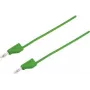 VOLTCRAFT testjuhe [pistik 4 mm - pistik 4 mm] 5 m roheline MSB-300 (MSB-300-5-GR)