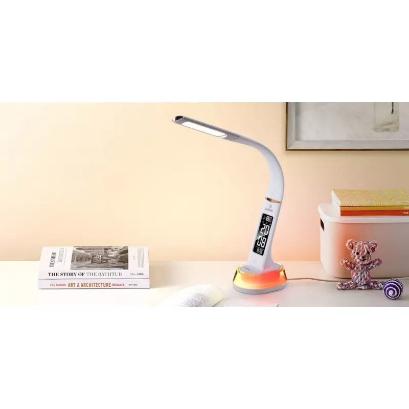 Lauavalgusti Hawk HW-LAMP05 valge LED reguleeritav — kompaktne LED-töövalgusti reguleeritava haruga