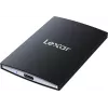 Kaasaskantav SSD Lexar SL500 1 TB — USB USB-C, USB 3.2 Gen 2x2, kuni 2000 MB/s, alumiiniumkorpus, 0,043 kg, must
