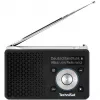 Kaasaskantav raadio TECHNISAT DIGITRADIO 1 A — DAB+/FM, OLED-ekraan, USB-C, 3,5 mm kõrvaklappide pesa, 1 W, must/hõbedane