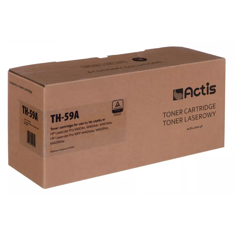 Actis TH-59A tooner (HP CF259A asendus; Supreme; 3000 lehekülge; must) koos tooneritaseme jälgimiskiipega.