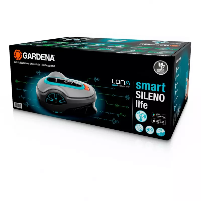 Robotic lawn mower Gardena smart SILENO life