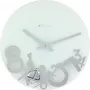 NeXtime kell 8115 Dropped, Ø43 cm, sein, hõbedane