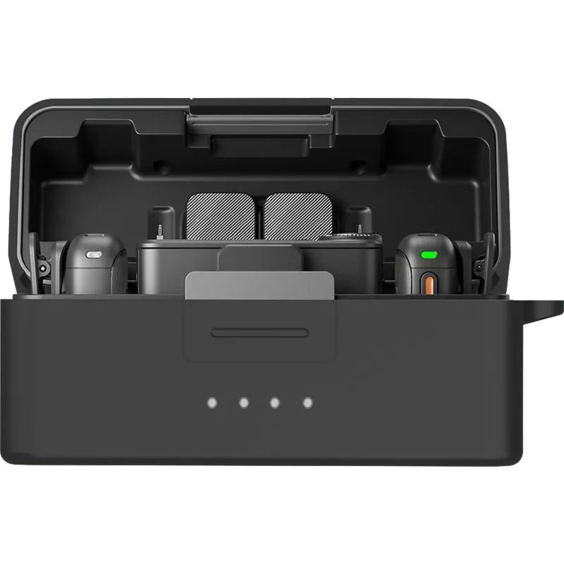 PULUZ Silikoonist laadimiskarbi kaitsekate DJI Mic 3 jaoks (must)