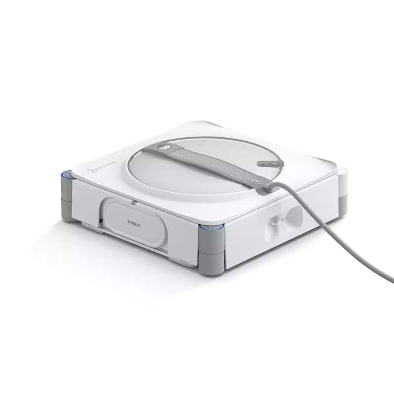Akna puhastamise robot Ecovacs WINBOT W2S juhtmega 8000 Pa — automaatne klaasipuhasti lamedatele akendele