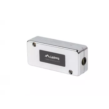 LANBERG võrgukarbik PLC-6SL1-S, Cat6 S/FTP (S-STP), hõbedane, 82×35×23 mm