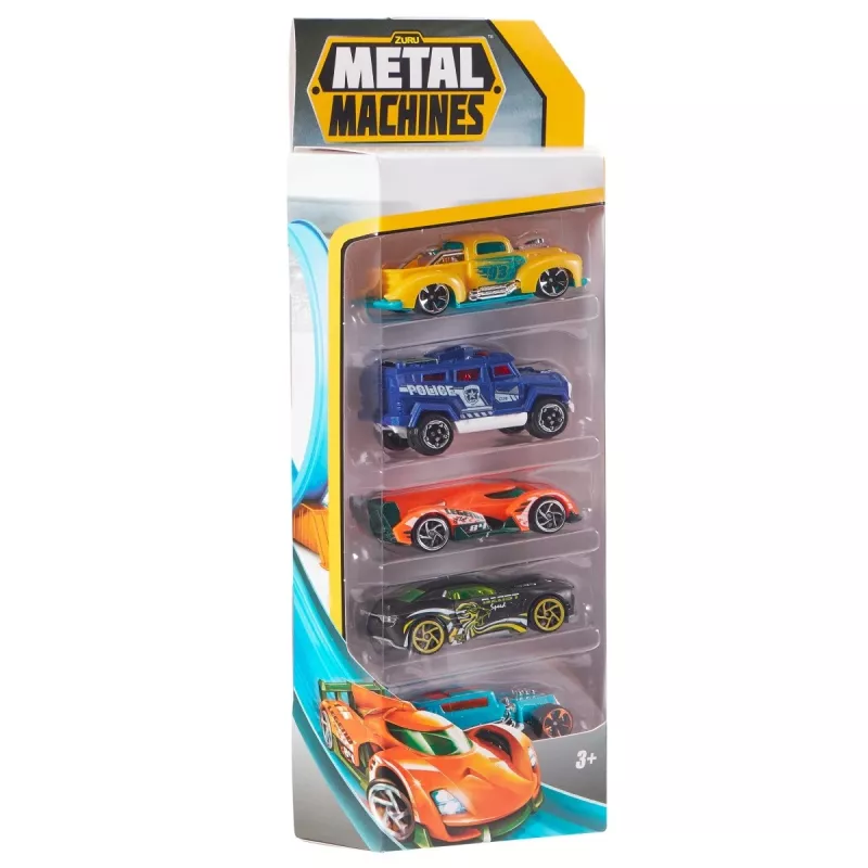Zuru Metal Machines metallautode komplekt (5 tk) 1:64, 2. seeria, erinevad mudelid
