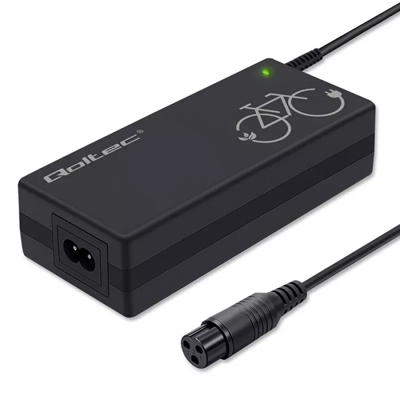Akulaadija QOLTEC laadija e-rattale 36V 42V 2A 3P GX16