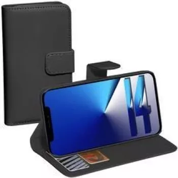 PEDEA Book Cover Classic iPhone 14 jaoks, must (50160945)