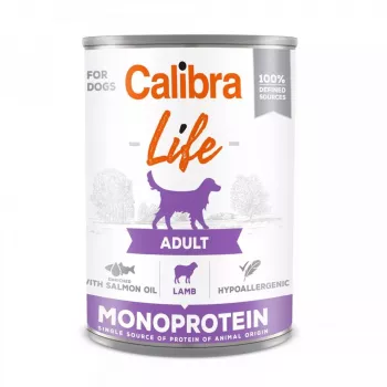 CALIBRA Life Adult Monoprotein Lamb - märg koeratoit - 400 g