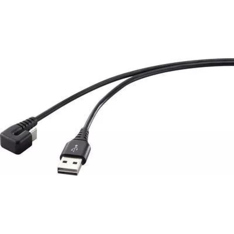 Renkforce USB 2.0, Telefon (analoog) ühenduskaabel [1x USB 2.0 pistik A - 1x USB 2.0 pistik C] 1,00 m Must (RF-4609276)