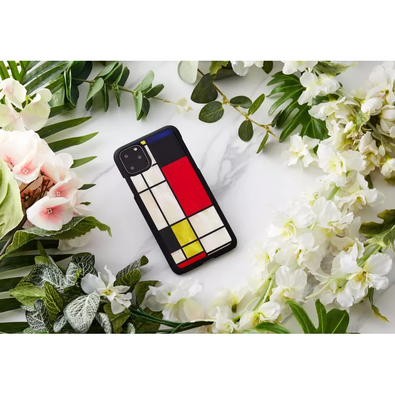 Nutitelefoni ümbris iKins iPhone 11 Pro Max jaoks — Mondrian must kaitseümbris