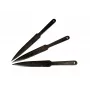Viskamisnoad KAL22 komplekt 3 tk, legeerteras, 275 mm pikkus, 165 mm tera, 240 g, must