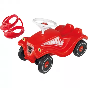 Sõiduauto Simba-Dickie BIG Bobby Car Classic punane koos Whisper Wheelsiga ja jalatsihooldusega