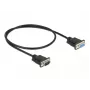 Jadakaabel DeLOCK 86613 Must 0,5 m RS-232
