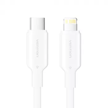 USB-C to Lightning kaabel 3A 480Mbps 1m Valge