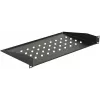 Rack shelf LOGON RAS200BL Must 30 kg capacity 19 inch